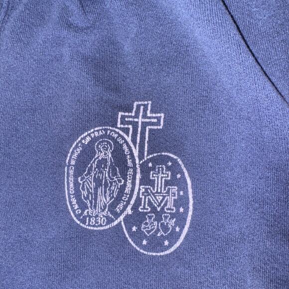 Vintage Soffe Sweatpants Blue Small 30x28 Saint Mary No Pockets - Picture 2 of 6